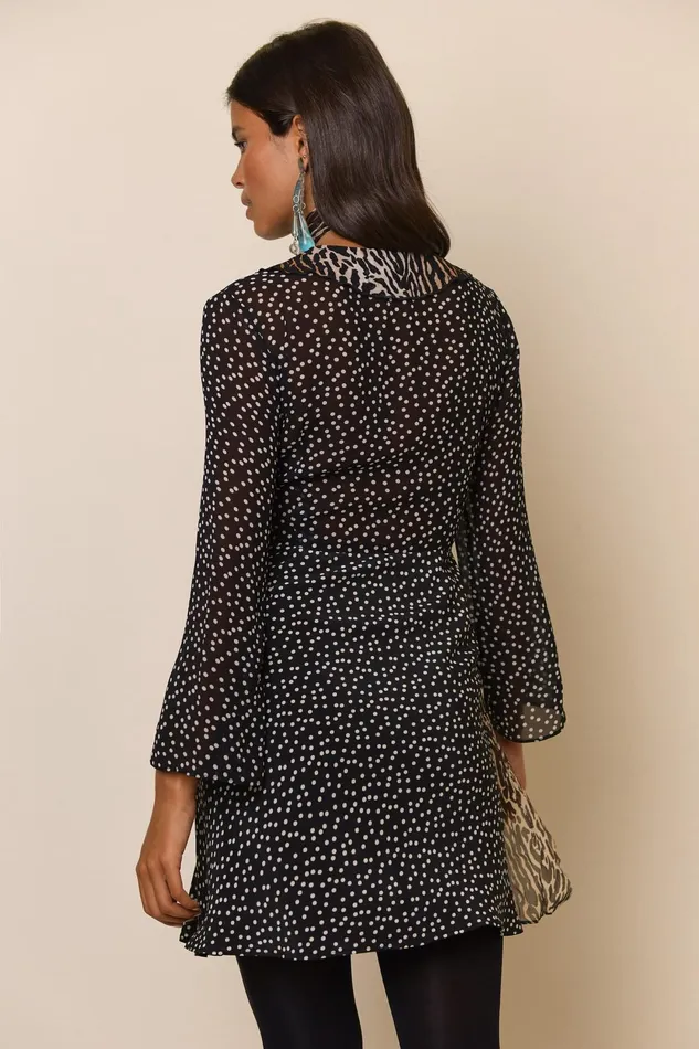 Dresses Women RIXO Malibu Bohemia Leopard Polka Mix Dresses Women RIXO Malibu Bohemia Leopard Polka Mix