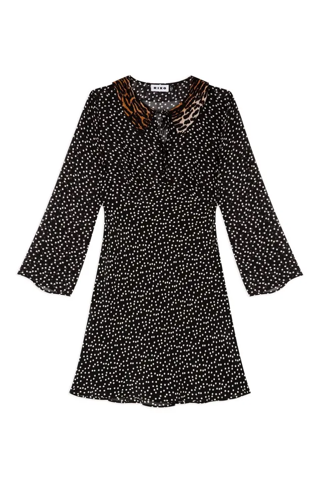 Dresses Women RIXO Malibu Bohemia Leopard Polka Mix Dresses Women RIXO Malibu Bohemia Leopard Polka Mix