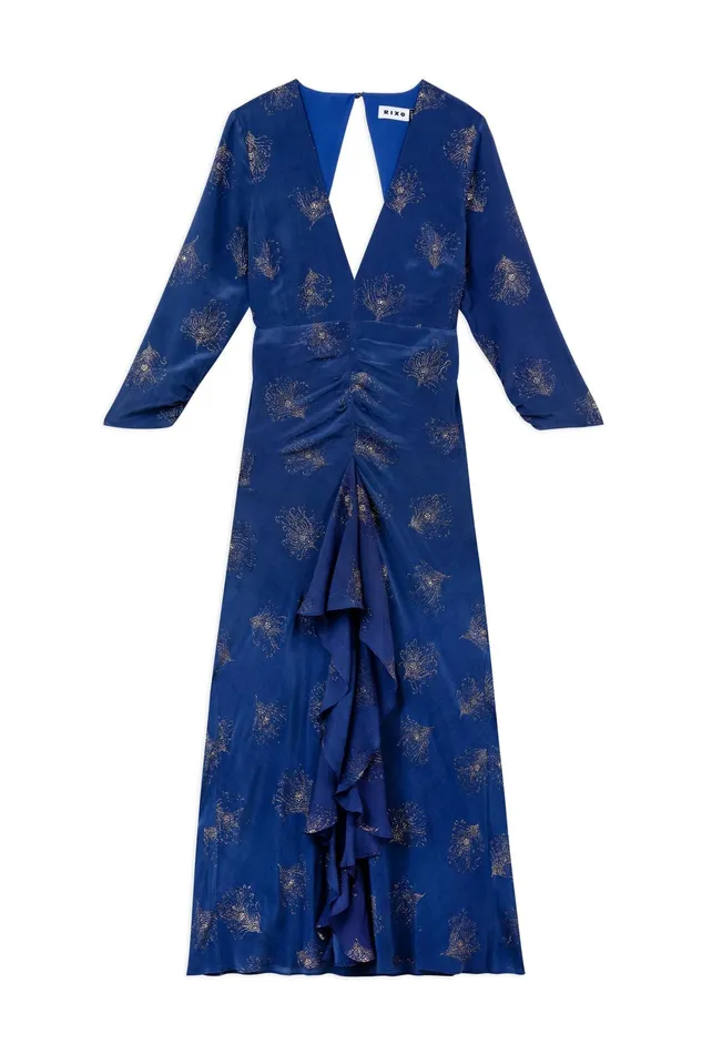 Dresses Women RIXO Rose Midnight Glitter Feather Dresses Women RIXO Rose Midnight Glitter Feather