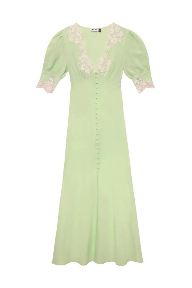 Dresses Women RIXO Simone Green Dresses Women RIXO Simone Green