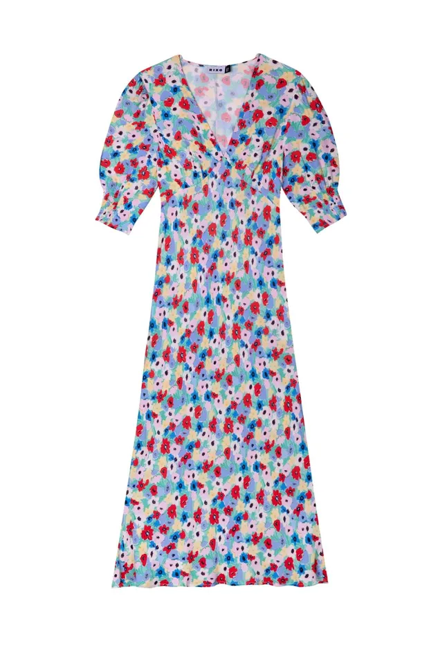 Dresses Women RIXO Zadie Spring Ink Floral Dresses Women RIXO Zadie Spring Ink Floral