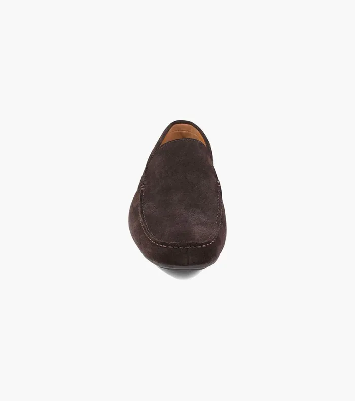 Dubino Moc Toe Venetian Slip On Chocolate Men Florsheim Dress Shoes