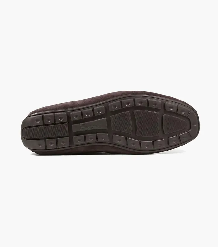 Dubino Moc Toe Venetian Slip On Chocolate Men Florsheim Dress Shoes