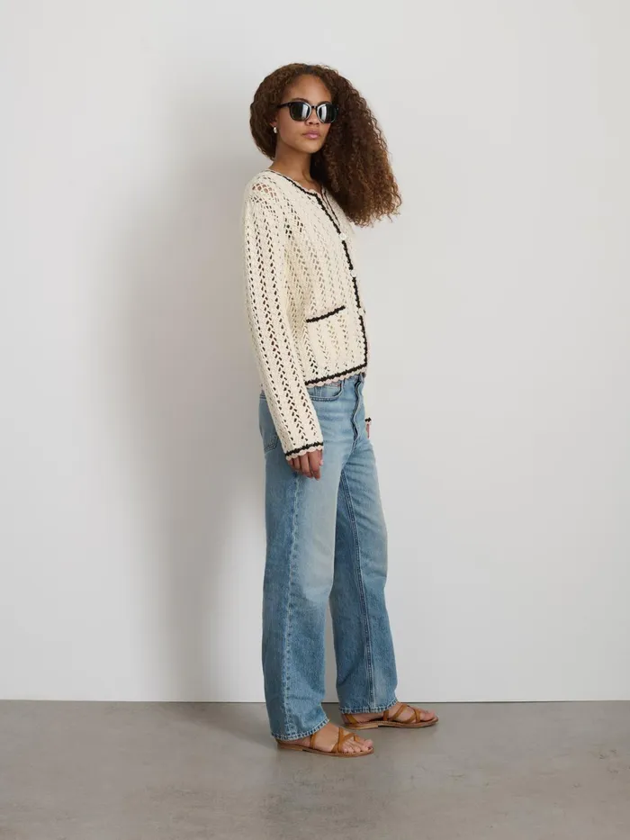 Ella HandCrochet Cardigan Women Alex Mill Sweaters