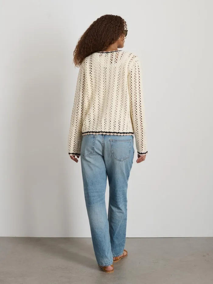 Ella HandCrochet Cardigan Women Alex Mill Sweaters