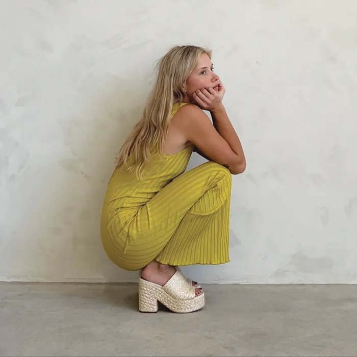Elora Heels Lt Natural Raffia Women Dolce Vita Mules and Clogs