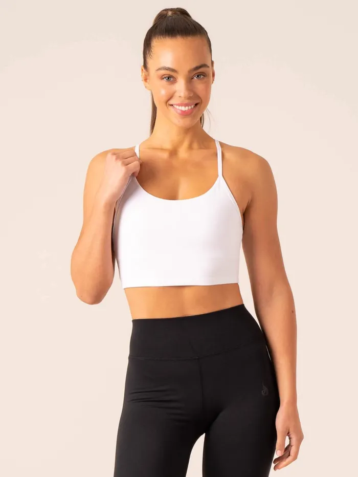 Embody Compression Tank Bra 8211 White Women Ryderwear Tanks