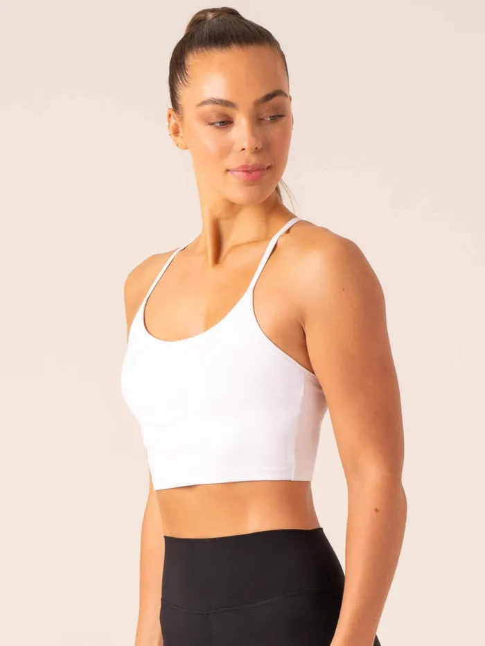 Embody Compression Tank Bra 8211 White Women Ryderwear Tanks
