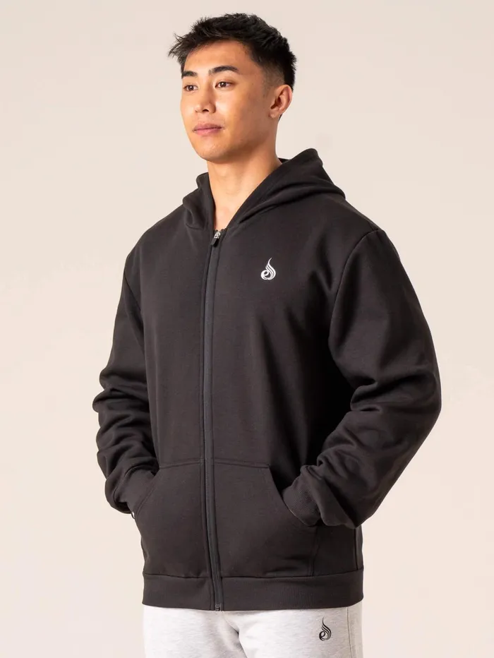 Emerge Track Jacket 8211 Faded Black Men Ryderwear Jackets