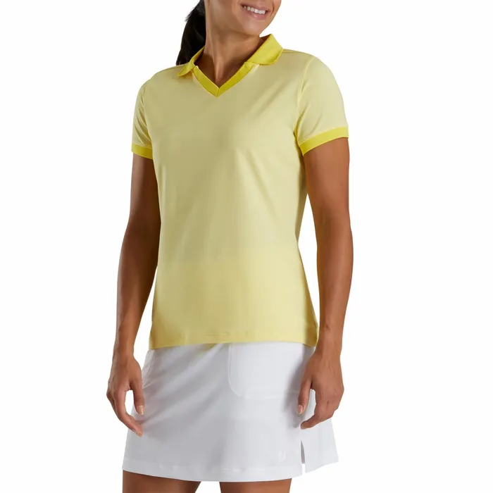 End On End Open Collar Women Women FootJoy Shirts