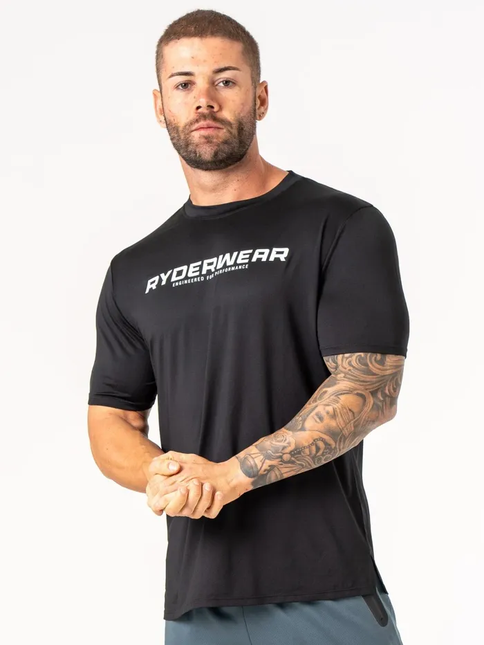 Energy TShirt 8211 Black Men Ryderwear TShirts