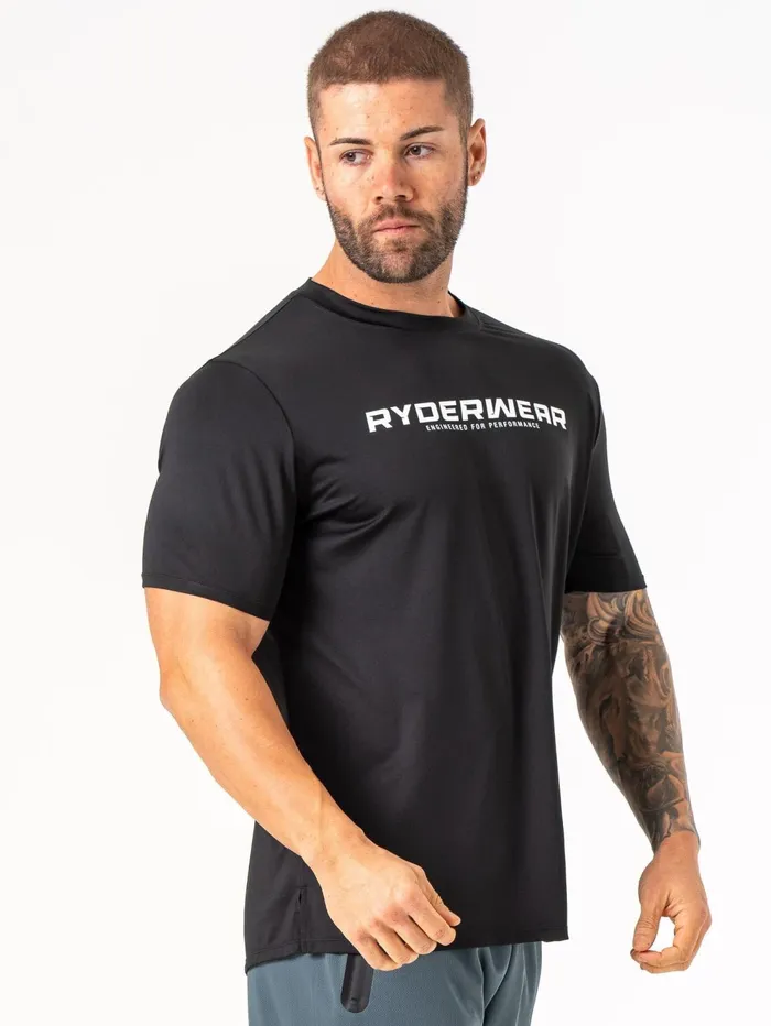 Energy TShirt 8211 Black Men Ryderwear TShirts