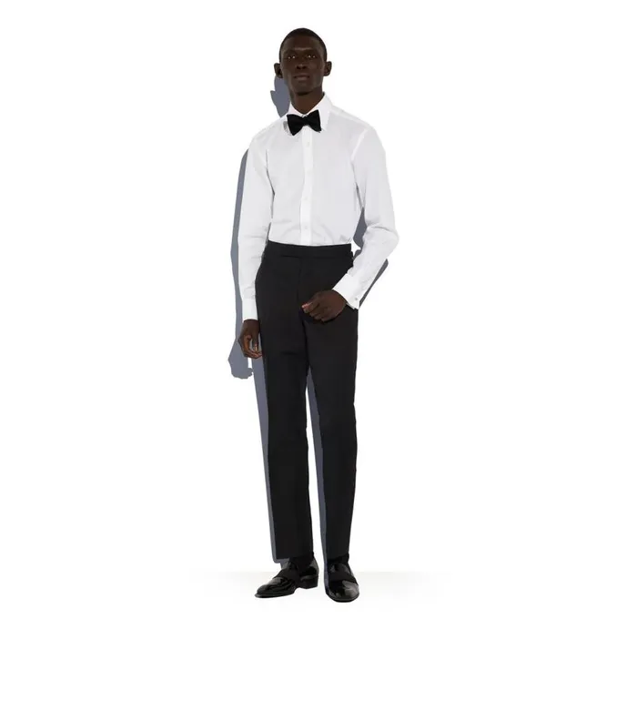 Evening Men TOM FORD BLACK MOHAIR O039CONNOR EVENING TROUSERS Black