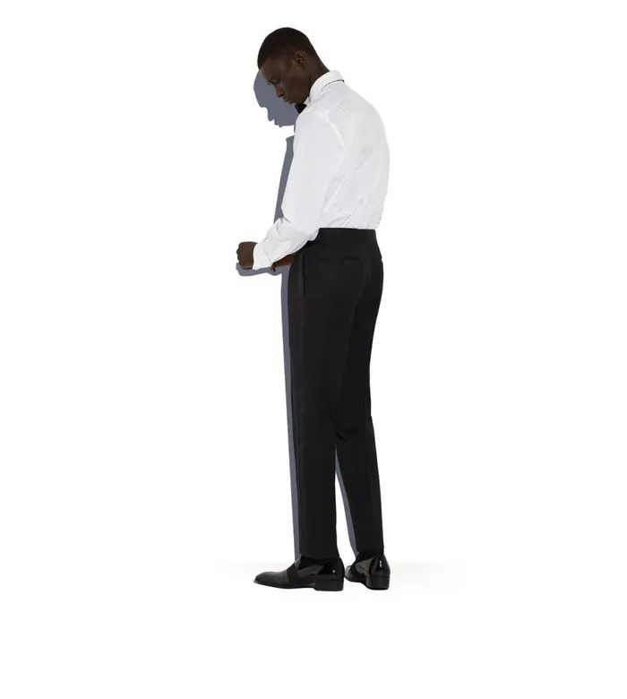 Evening Men TOM FORD BLACK MOHAIR O039CONNOR EVENING TROUSERS Black