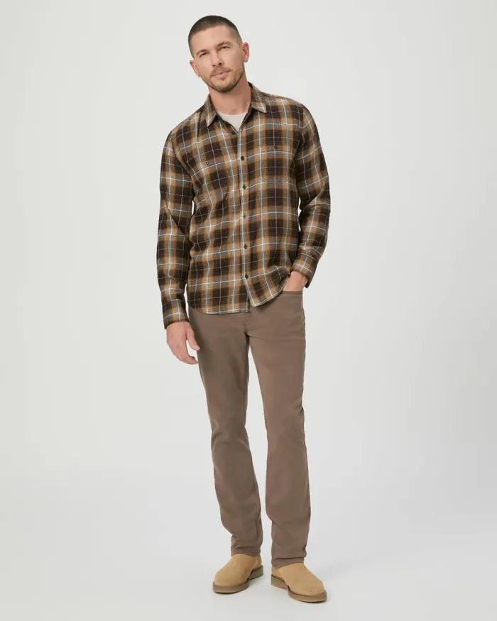 Everett Shirt 8211 Aged Cocoa Men PAIGE Shirts Everett Shirt 8211 Aged Cocoa Men PAIGE Shirts