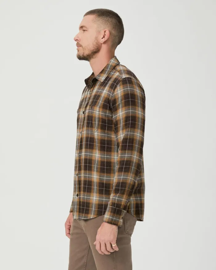 Everett Shirt 8211 Aged Cocoa Men PAIGE Shirts Everett Shirt 8211 Aged Cocoa Men PAIGE Shirts