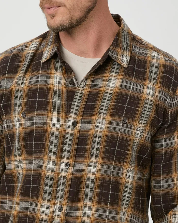Everett Shirt 8211 Aged Cocoa Men PAIGE Shirts Everett Shirt 8211 Aged Cocoa Men PAIGE Shirts