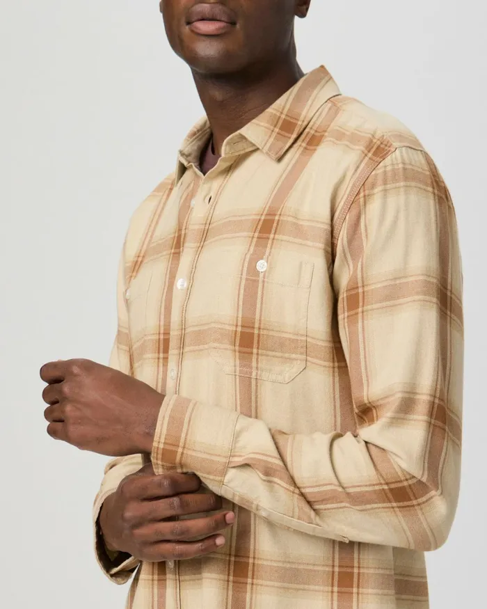 Everett Shirt 8211 Almond Dune Men PAIGE Shirts Everett Shirt 8211 Almond Dune Men PAIGE Shirts