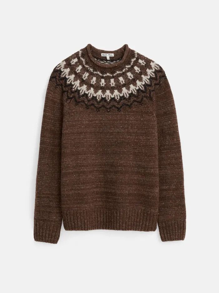 Fair Isle Rollneck Sweater Men Alex Mill Sweaters Sweatshirts