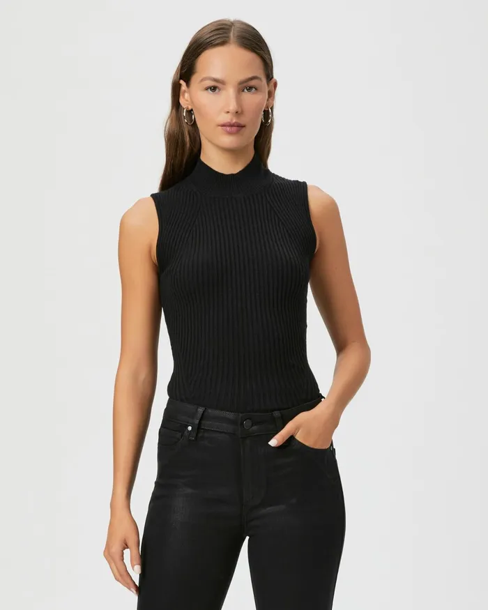 Fidelia Tank 8211 Black Women PAIGE Tees and Tanks