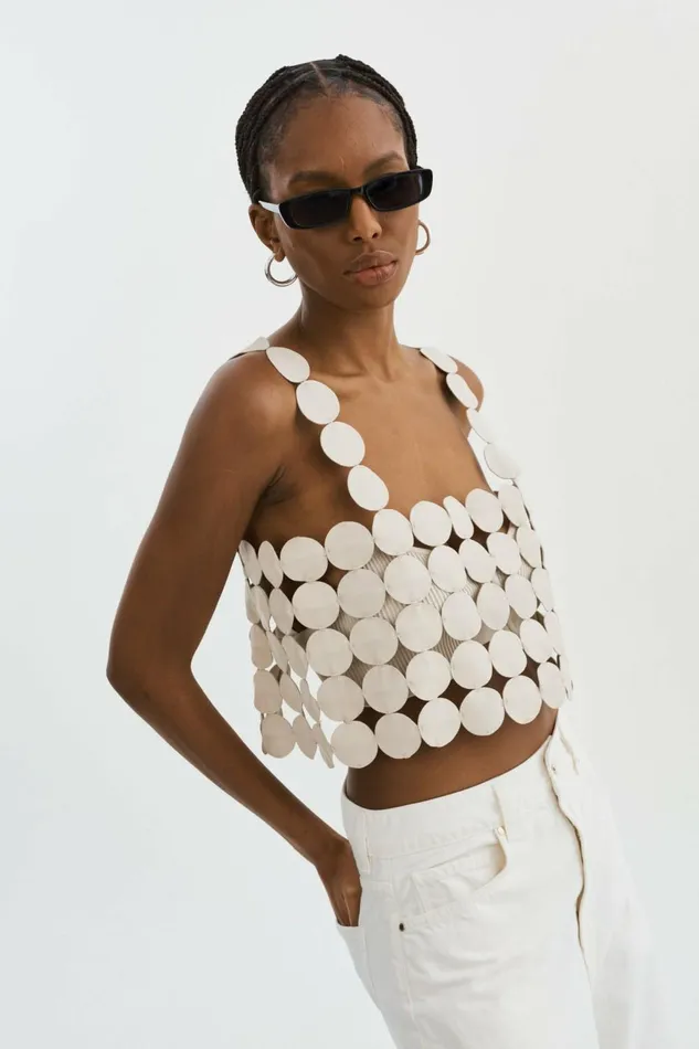 Finley MultiCircle Top Bone Women Lamarque TOPS