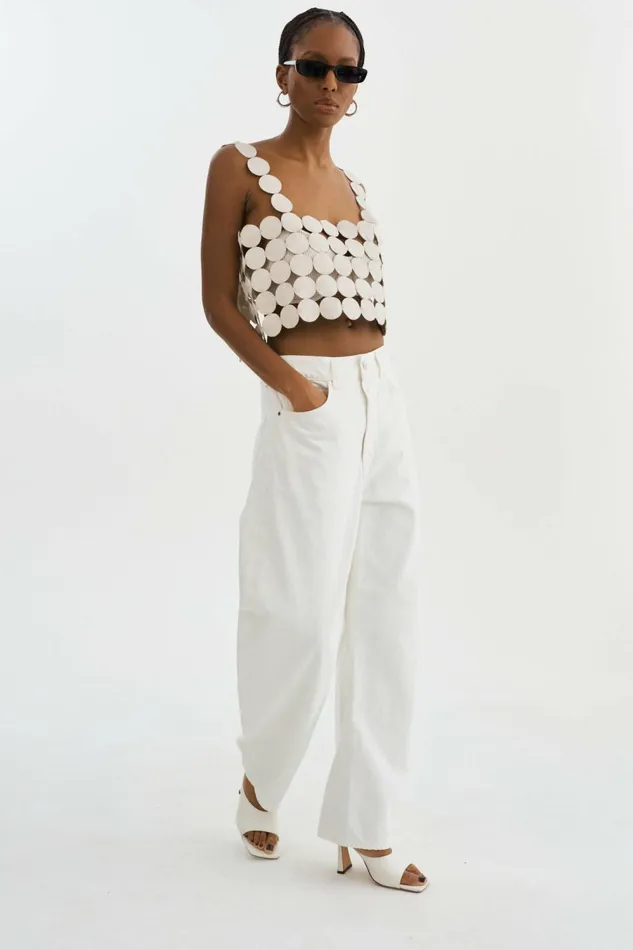 Finley MultiCircle Top Bone Women Lamarque TOPS
