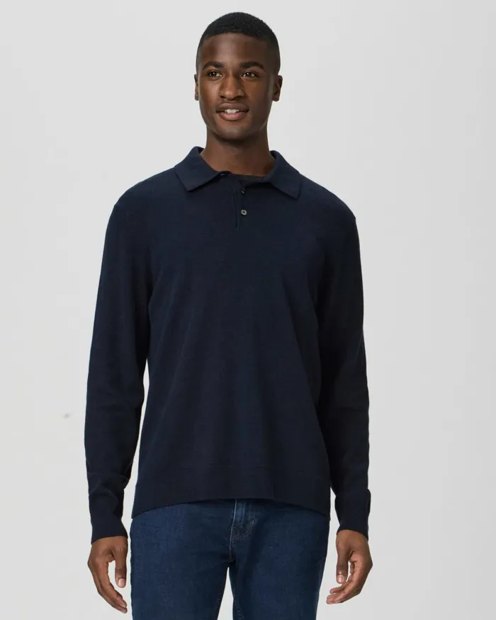 Finsbury Sweater Polo 8211 Deep Anchor Men PAIGE Sweaters and Sweatshirts Finsbury Sweater Polo 8211 Deep Anchor Men PAIGE Sweaters and Sweatshirts