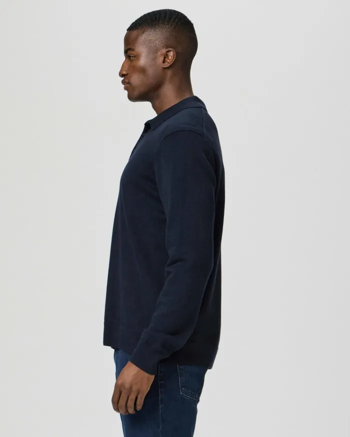 Finsbury Sweater Polo 8211 Deep Anchor Men PAIGE Sweaters and Sweatshirts Finsbury Sweater Polo 8211 Deep Anchor Men PAIGE Sweaters and Sweatshirts
