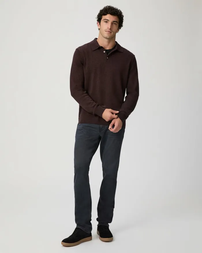 Finsbury Sweater Polo 8211 Heathered Bordeaux Men PAIGE Sweaters and Sweatshirts Finsbury Sweater Polo 8211 Heathered Bordeaux Men PAIGE Sweaters and Sweatshirts