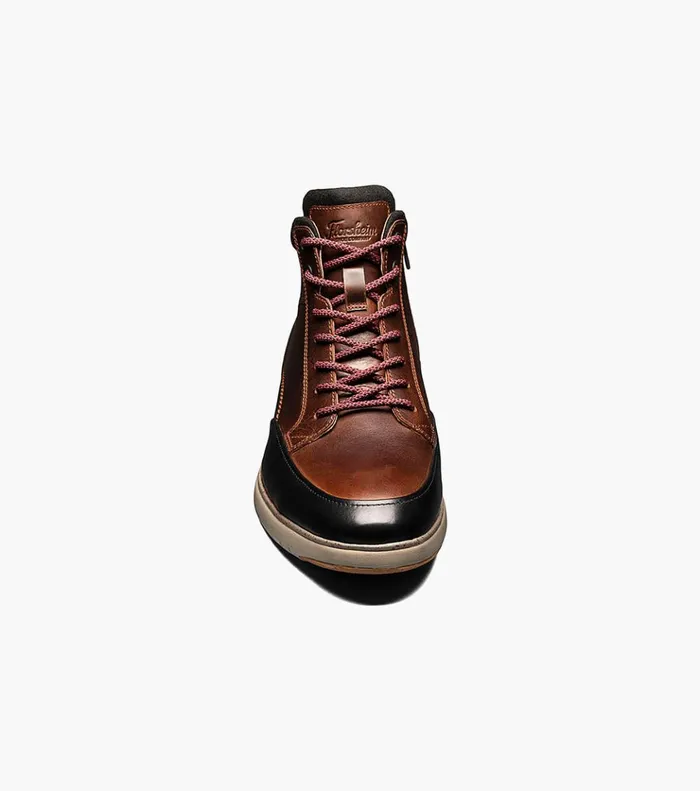 Flair Moc Toe Lace Up Boot Brown Multi Men Florsheim Casual Shoes