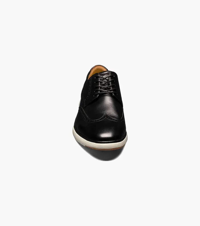 Flair Wingtip Oxford Black Wwhite Men Florsheim Dress Shoes