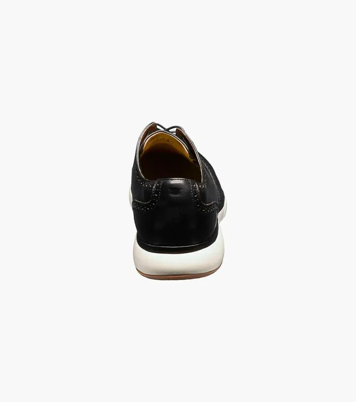 Flair Wingtip Oxford Black Wwhite Men Florsheim Dress Shoes