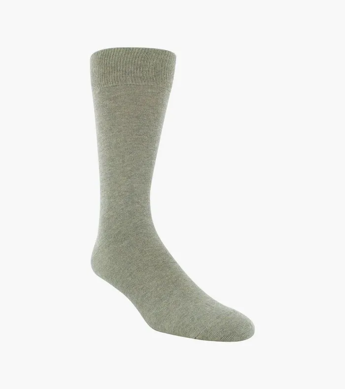 Flat Knit Crew Dress Socks Sand Men Florsheim Socks