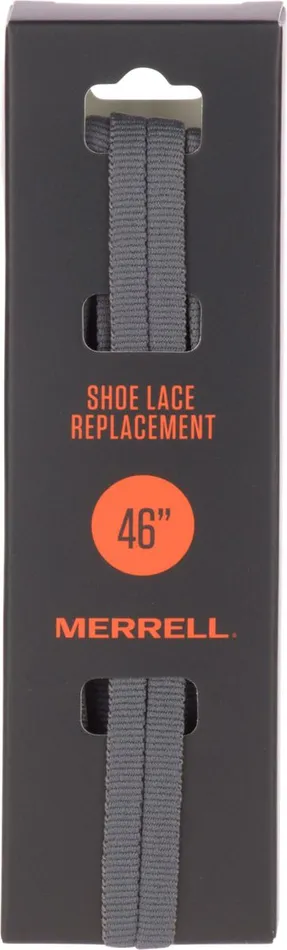 Flat Shoe Laces Charcoal MenWomen Merrell Shoe Care