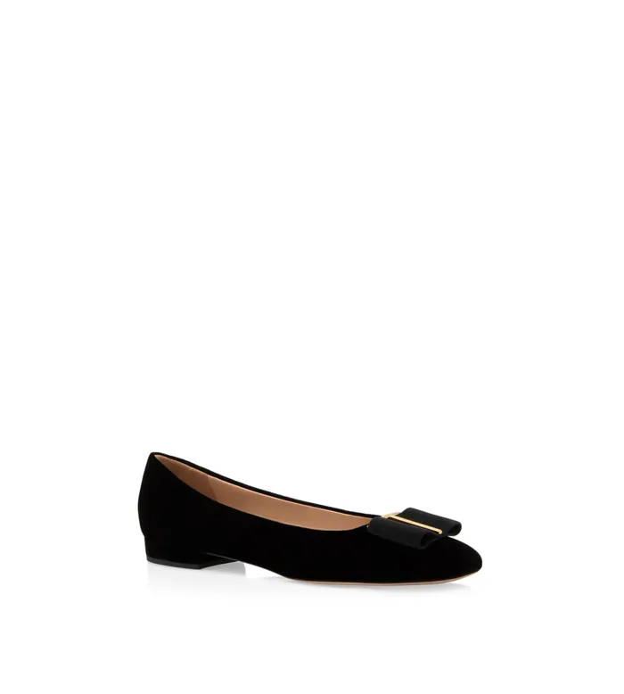 Flats Women TOM FORD VELVET AND GROS GRAIN AUDREY BALLERINA FLAT Black Flats Women TOM FORD VELVET AND GROS GRAIN AUDREY BALLERINA FLAT Black