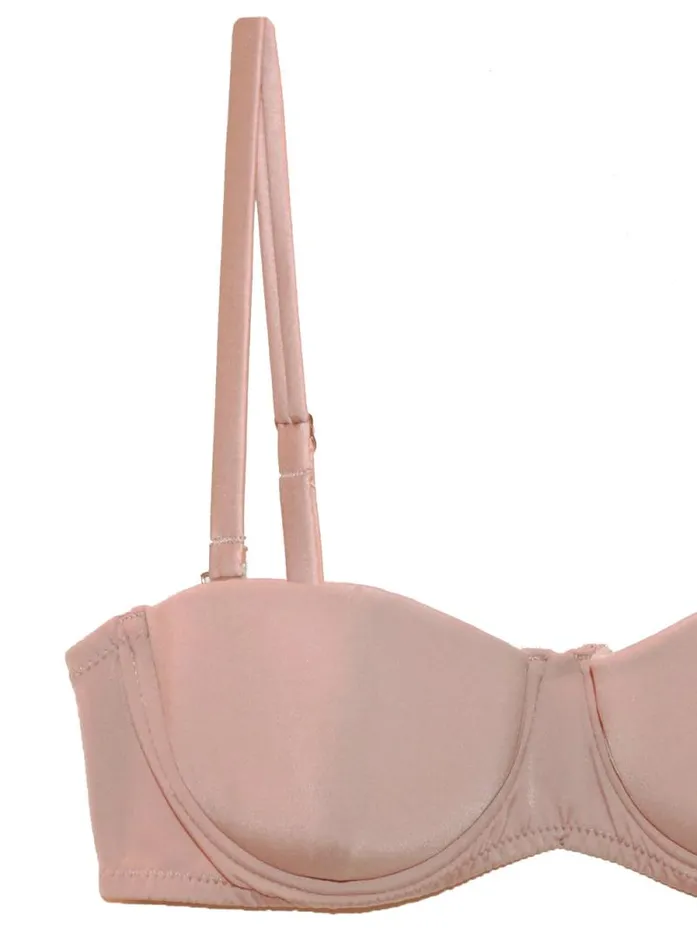 Fleur Du Mal Essentials Bras Charlotte Convertible Strapless Bra Tan 8211 Women