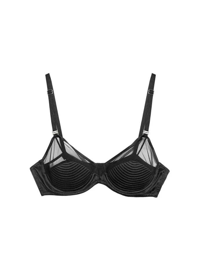 Fleur Du Mal Essentials Bras Top Stitch Bebe Bra Black 8211 Women Fleur Du Mal Essentials Bras Top Stitch Bebe Bra Black 8211 Women