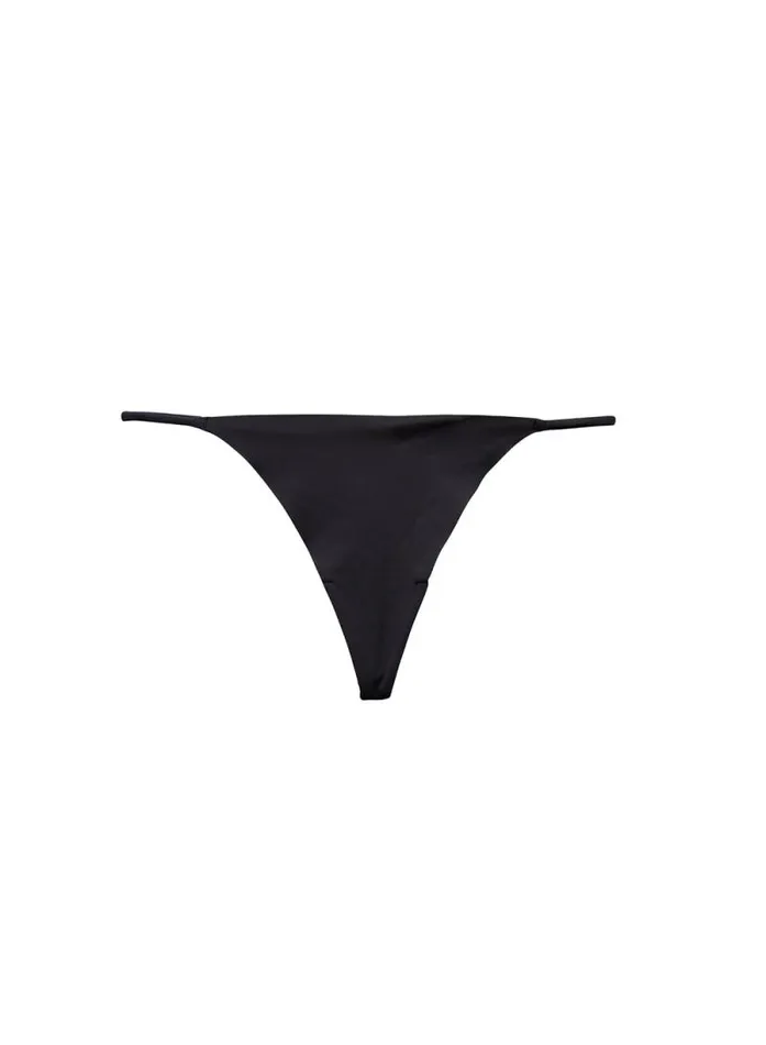 Fleur Du Mal Essentials Panties Le Stretch Micro VString Black 8211 Women