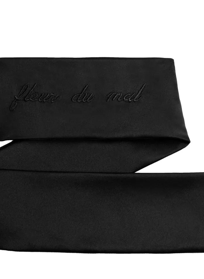 Fleur Du Mal Pleasure Fleur Du Mal Silk Blindfold Black 8211 Women Fleur Du Mal Pleasure Fleur Du Mal Silk Blindfold Black 8211 Women
