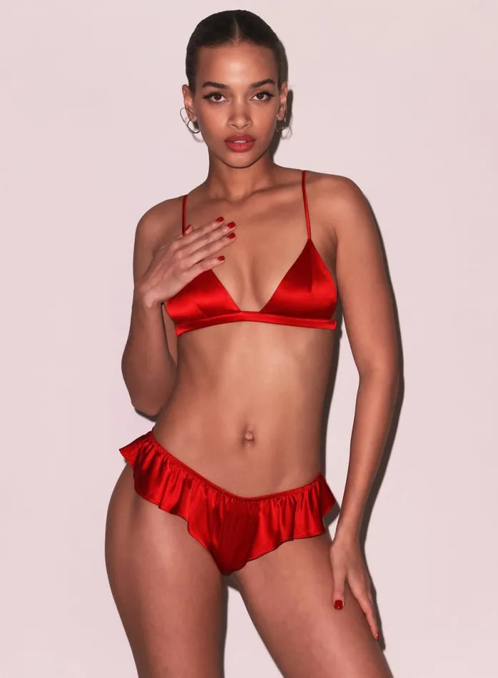 Fleur Du Mal Pleasure Luxe Triangle Bra 8211 Women Fleur Du Mal Pleasure Luxe Triangle Bra 8211 Women
