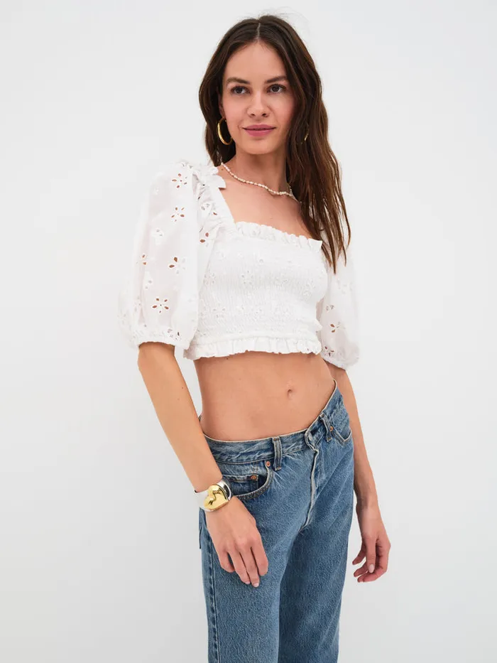 For Love and Lemons Addison Blouse Women Tops