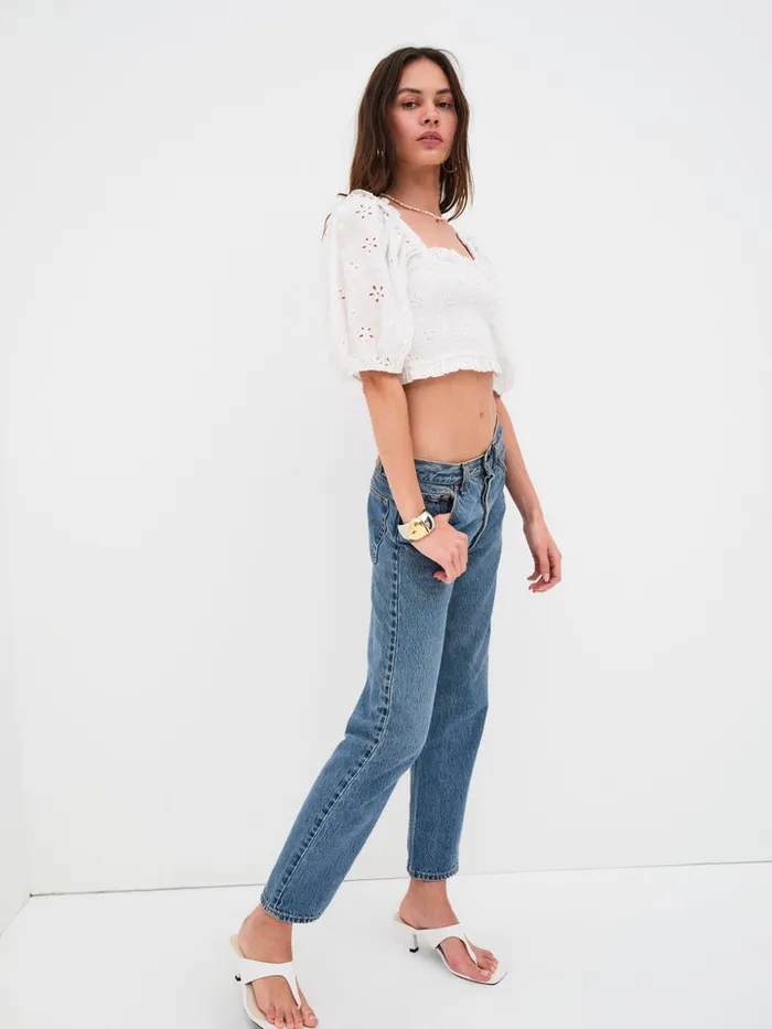For Love and Lemons Addison Blouse Women Tops
