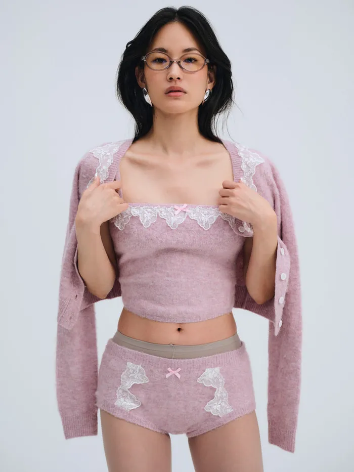 For Love and Lemons Arinah Boyshort Women Knitwear