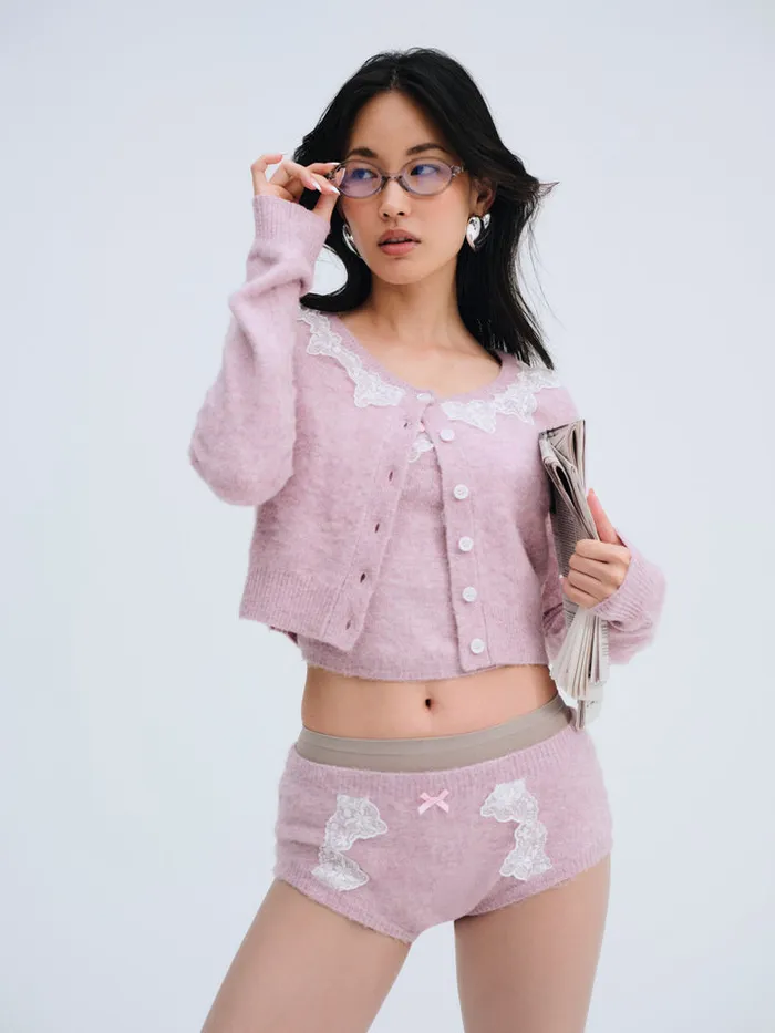 For Love and Lemons Arinah Boyshort Women Knitwear