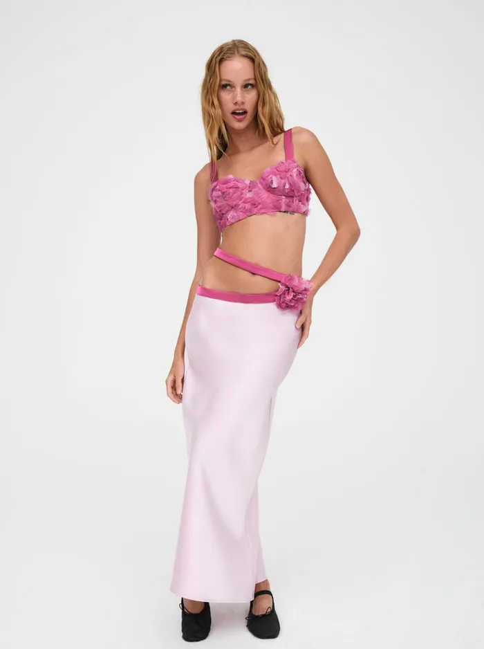 For Love and Lemons Autumn Crop Top Women Tops