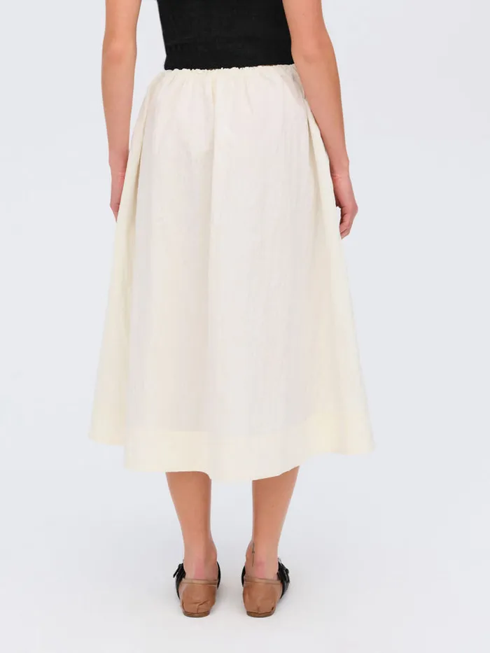 For Love and Lemons Billie Poplin Midi Skirt Women Bottoms