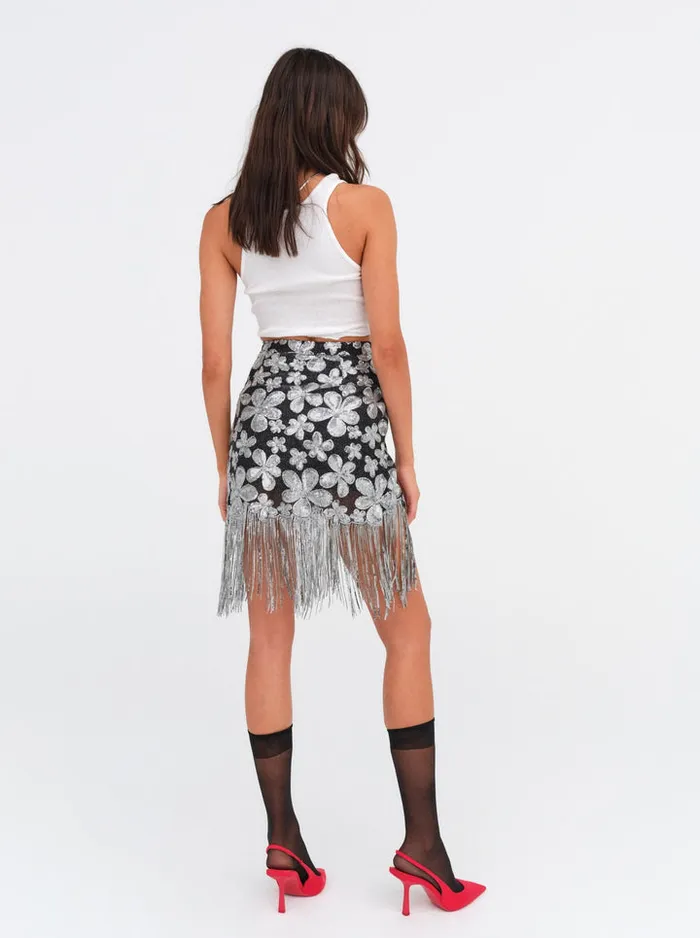 For Love and Lemons Colette Mini Skirt Women Bottoms