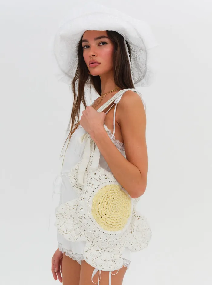 For Love and Lemons Daisy Crochet Bag Women Other Accessories