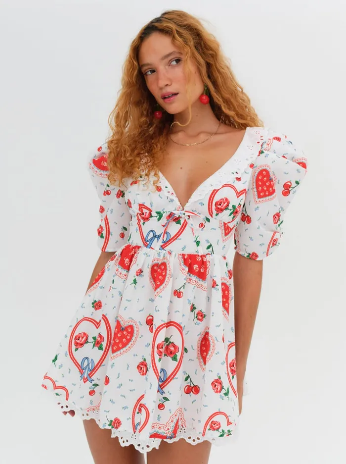 For Love and Lemons Daisy Mae Mini Dress Women Dresses