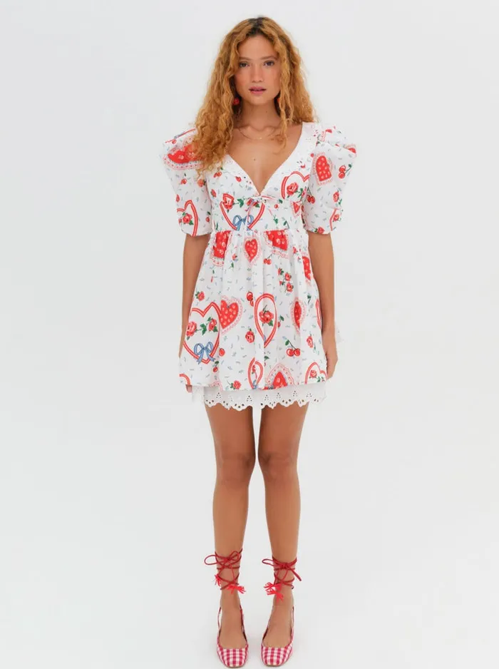 For Love and Lemons Daisy Mae Mini Dress Women Dresses